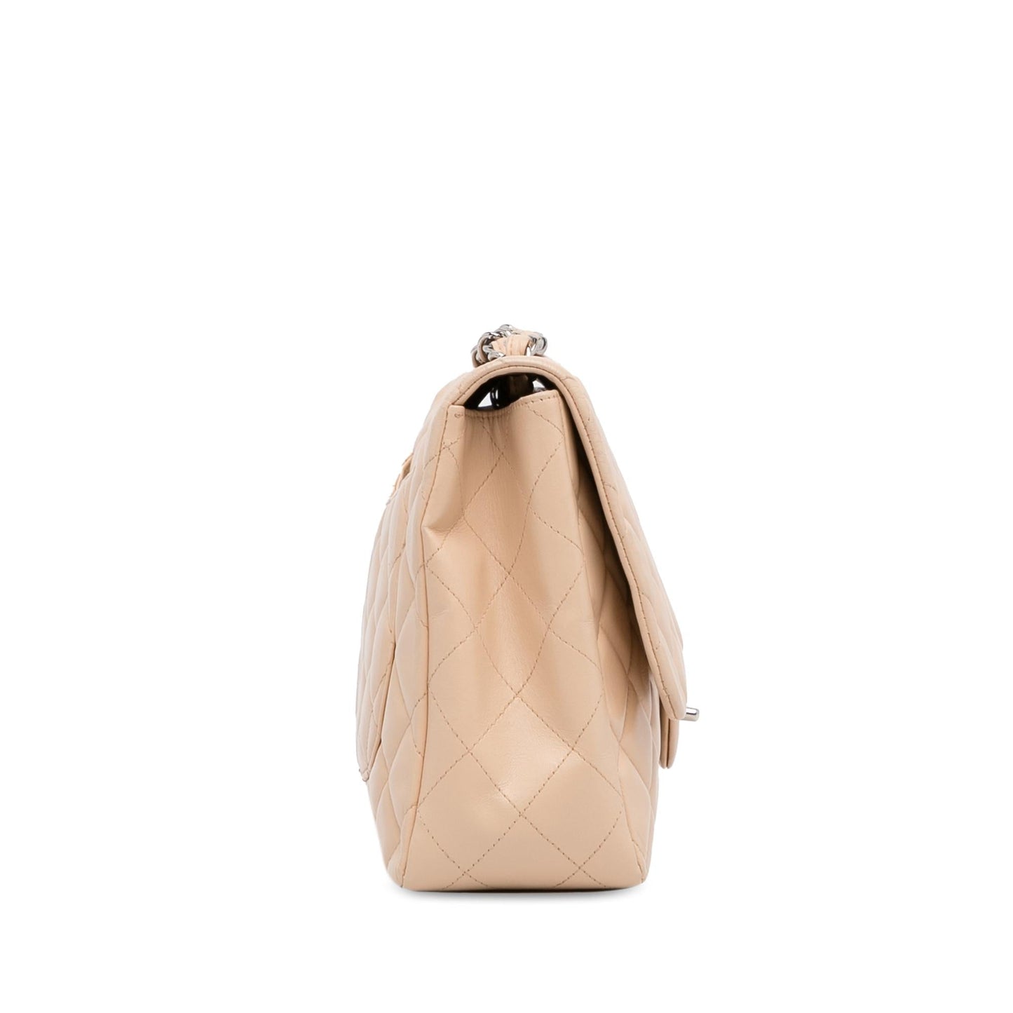 Chanel Jumbo Classic Lambskin Single Flap (SHG-gKWzLM) Shoulder Bag
