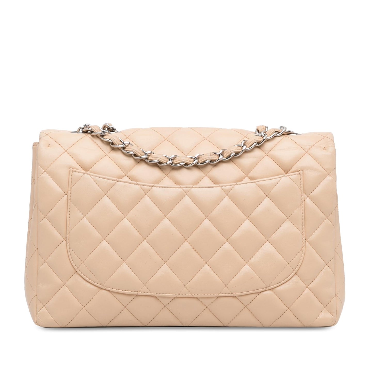 Chanel Jumbo Classic Lambskin Single Flap (SHG-gKWzLM) Shoulder Bag