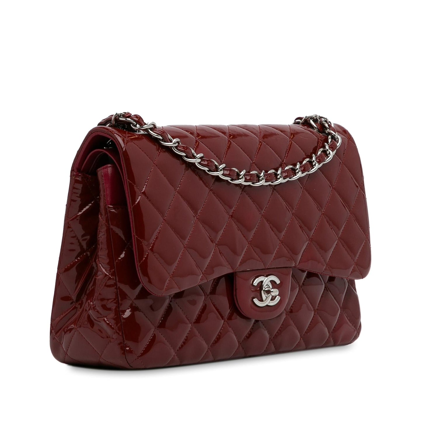 Chanel Jumbo Classic Patent Double Flap (SHG-xpIJe0) Shoulder Bag