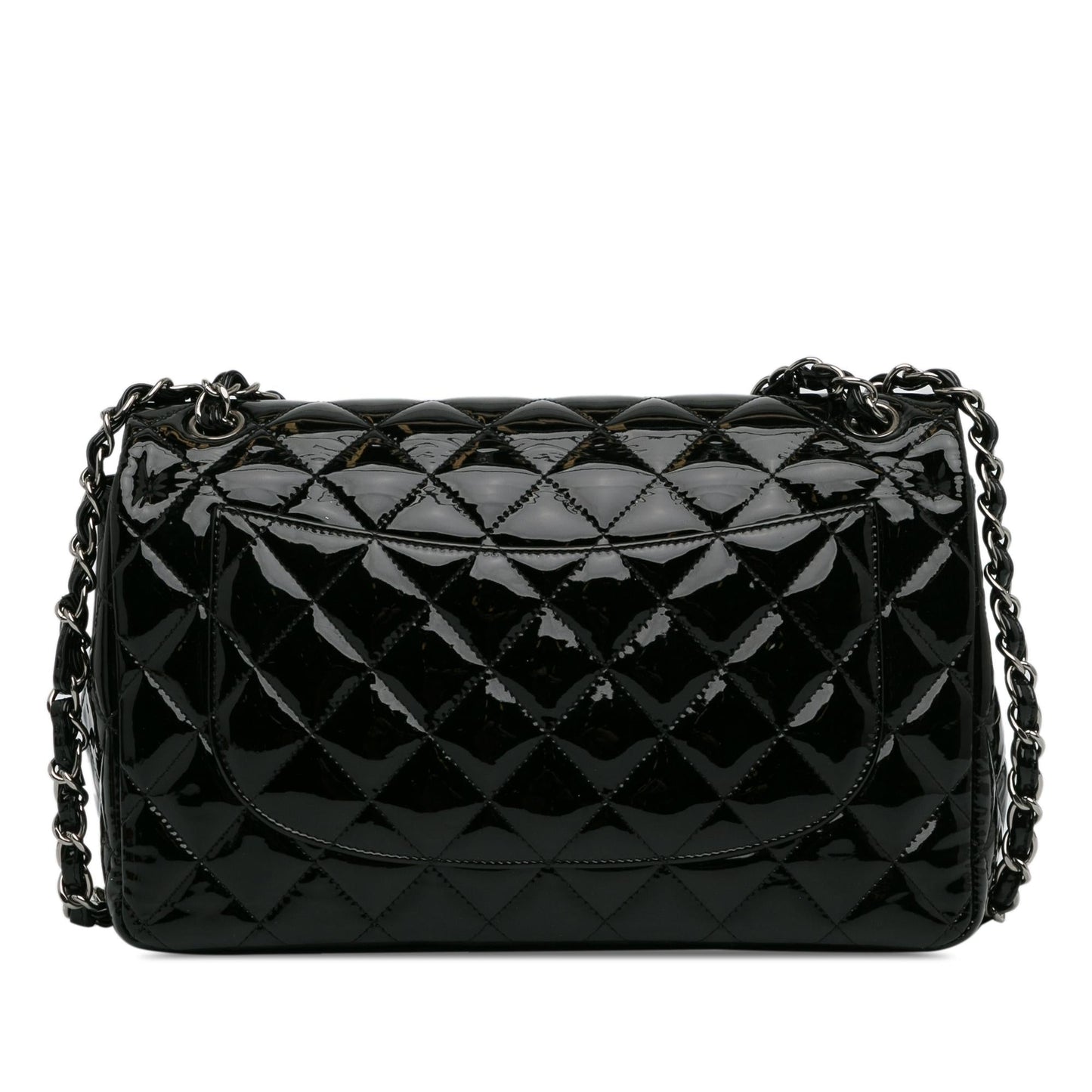 Chanel Jumbo Classic Patent Double Flap (SHG-N1UTHV) Shoulder Bag