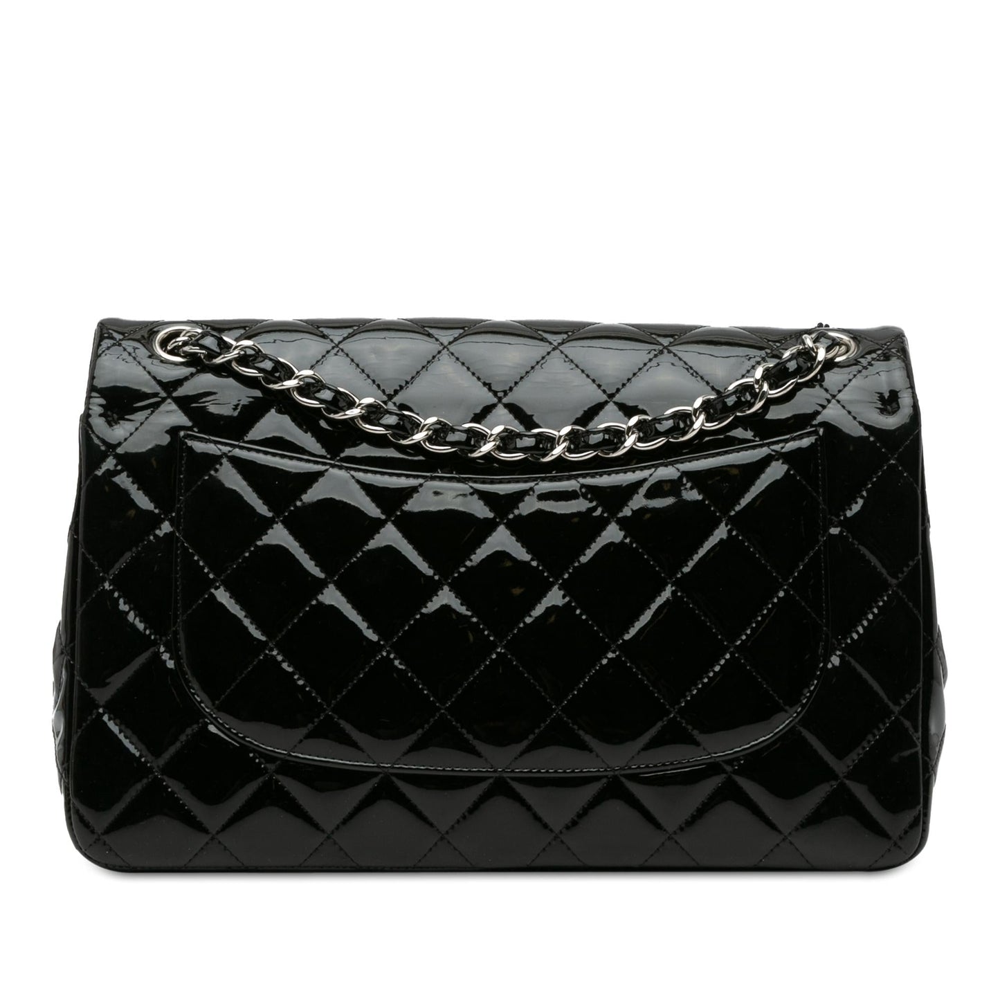 Chanel Jumbo Classic Patent Double Flap (SHG-gJqseL) Shoulder Bag