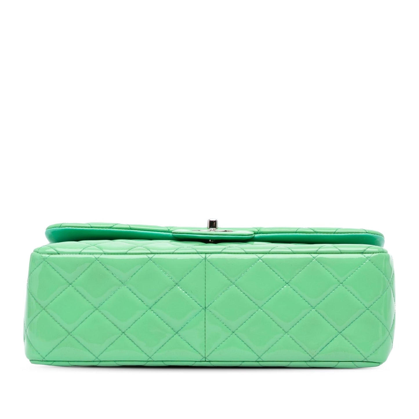 Chanel Jumbo Classic Patent Double Flap (SHG-vCasJx) Shoulder Bag