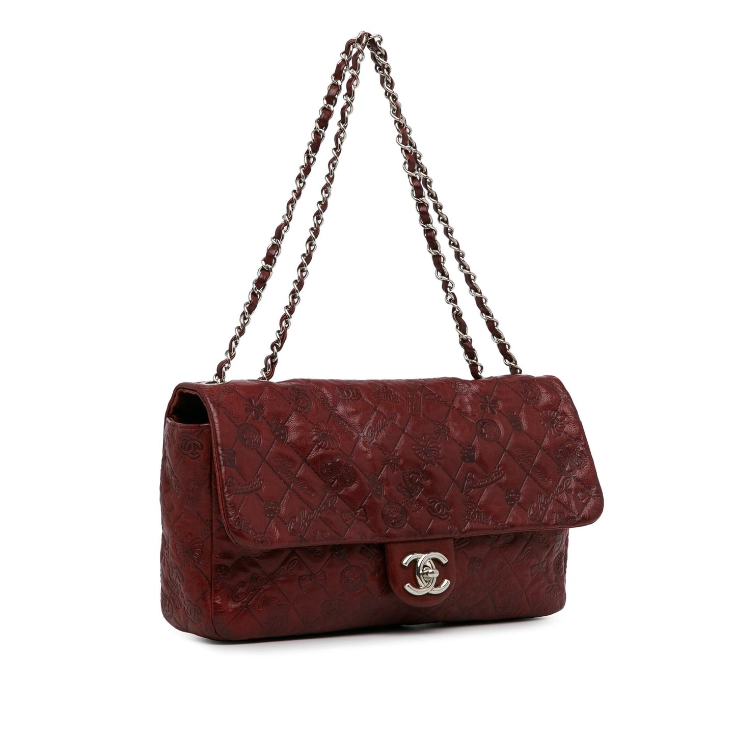 Chanel Jumbo Embossed Calfskin Lucky Symbols Flap (SHG-4r6aGP) Shoulder Bag