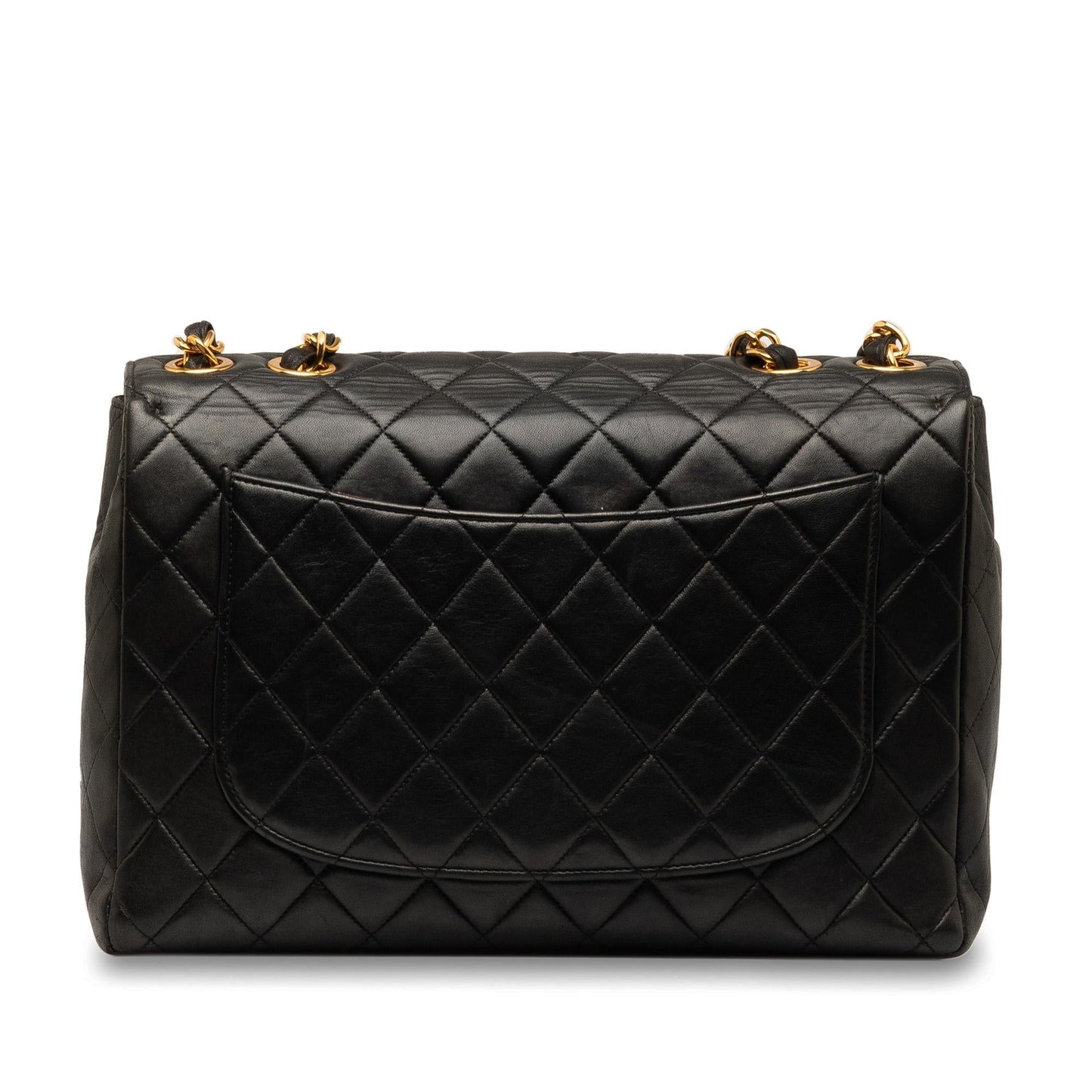 Chanel Jumbo XL Classic Lambskin Single Flap (SHG-cqY9eg) Shoulder Bag