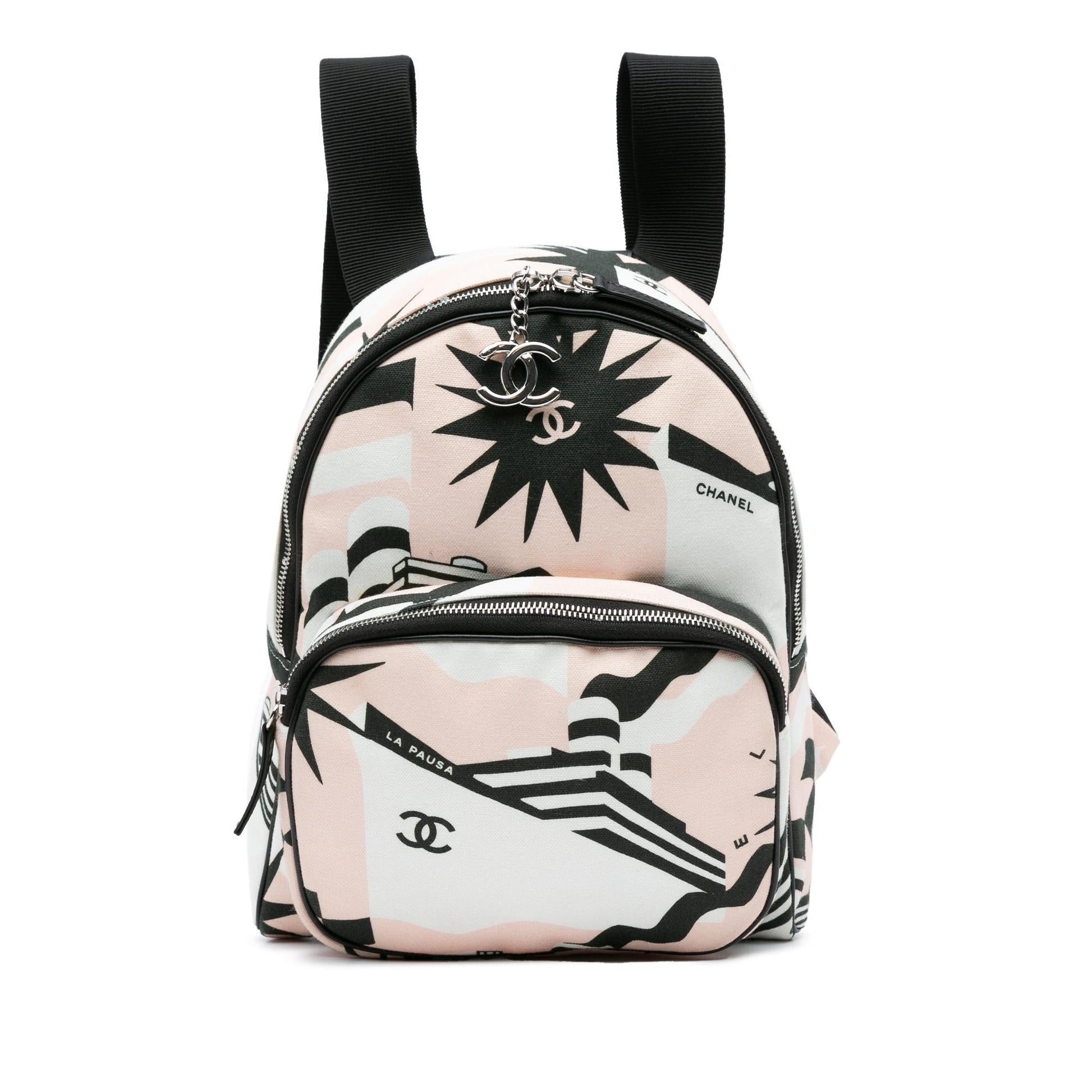 Chanel La Pa Canvas Backpack (SHG-AtjvN7)