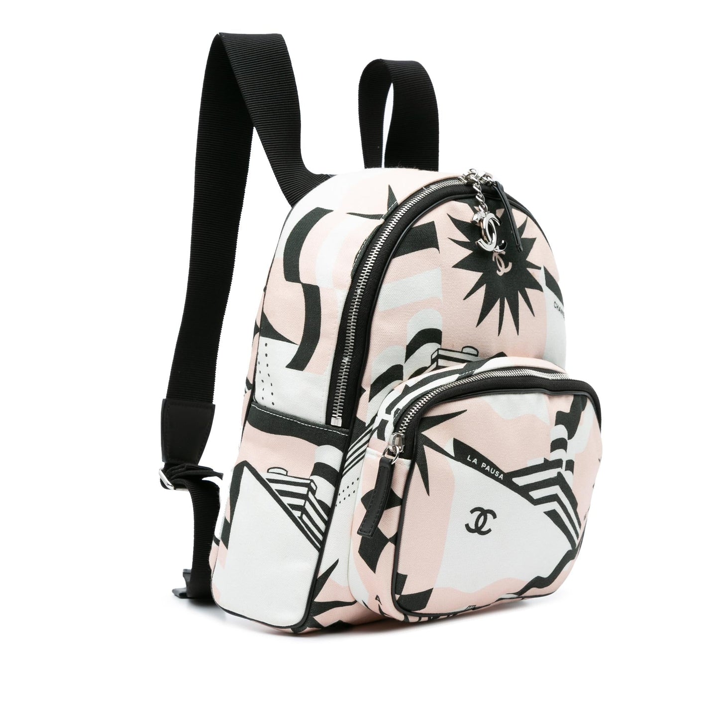 Chanel La Pa Canvas Backpack (SHG-AtjvN7)