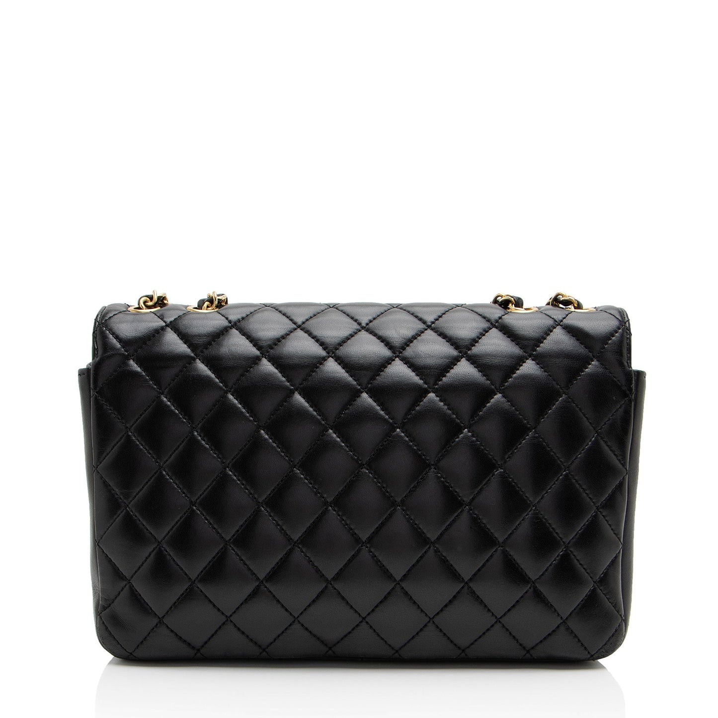 Chanel Lambskin CC Chic Medium Flap Bag (SHF-JgVtpv)