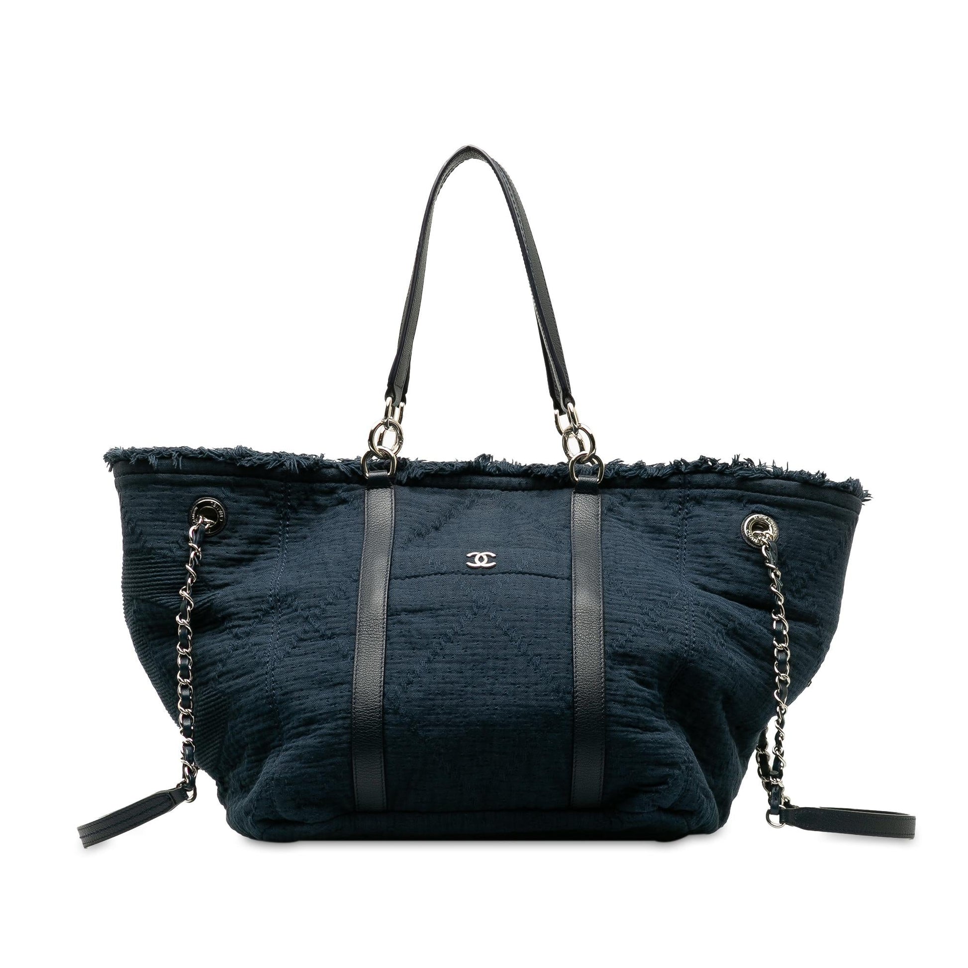 Chanel Large CC Double Face Deauville Satchel (SHG-AIPFAR) Handbag