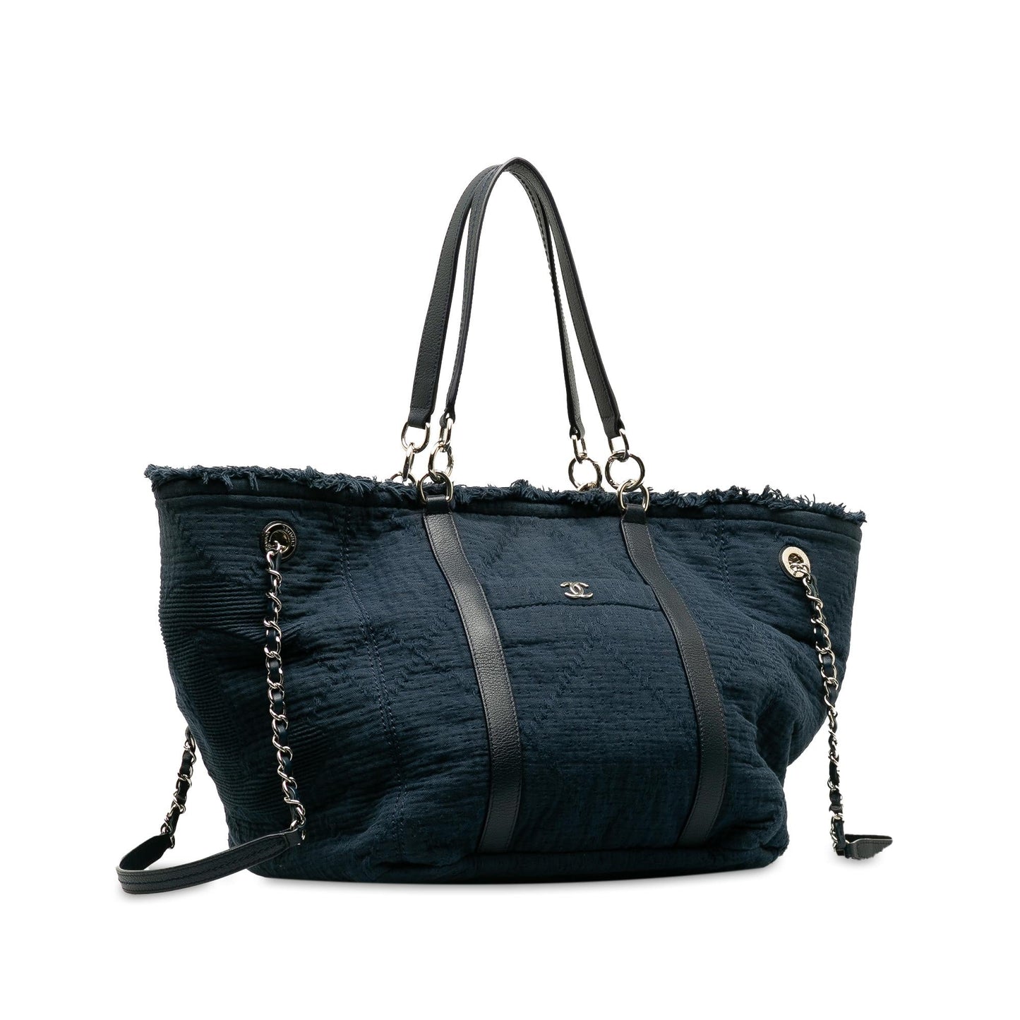 Chanel Large CC Double Face Deauville Satchel (SHG-AIPFAR) Handbag