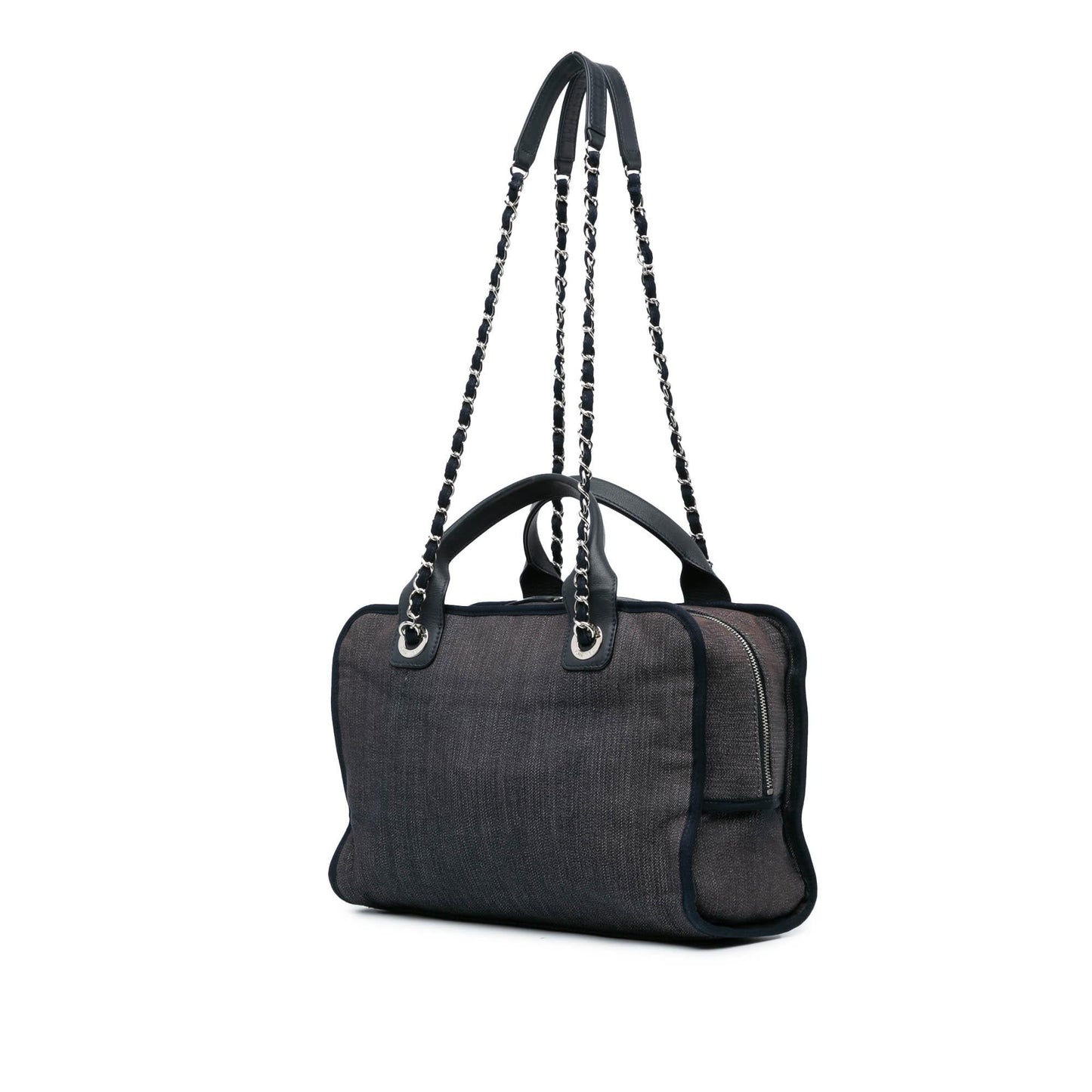 Chanel Large Deauville Bowling Satchel (SHG-qtePh4) Handbag