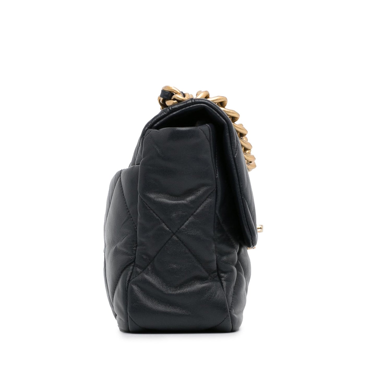 Chanel Large Lambskin 19 Flap (SHG-I4LsJl) Shoulder Bag
