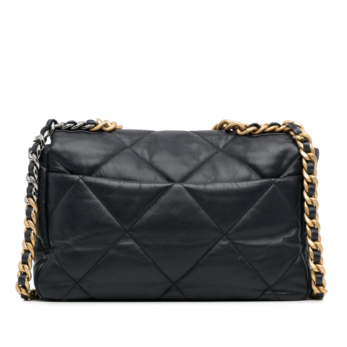 Chanel Large Lambskin 19 Flap (SHG-I4LsJl) Shoulder Bag