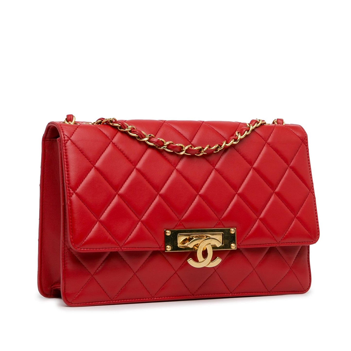 Chanel Large Lambskin Golden Class Flap (SHG-dJzpw1) Shoulder Bag