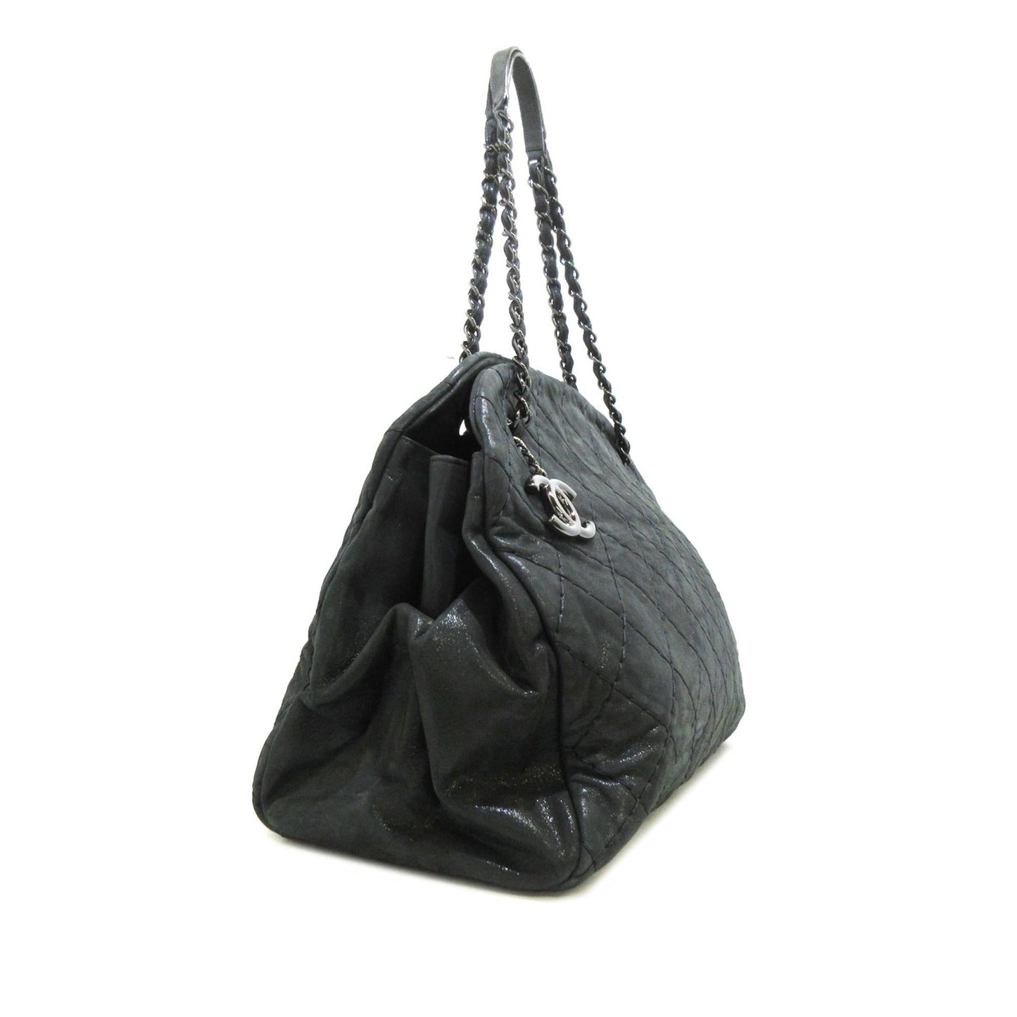Chanel Large Quilted Iridescent Calfskin Just Mademoiselle (SHG-DQ0Wzz) Shoulder Bag