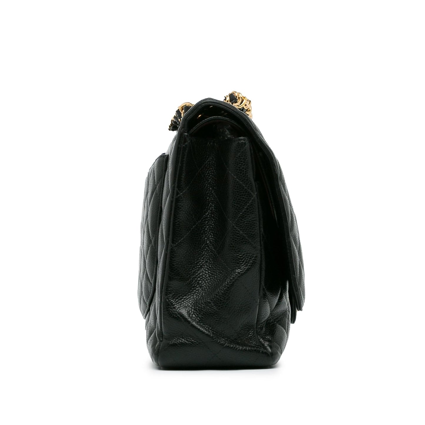 Chanel Maxi Classic Caviar Double Flap (SHG-Nah1rf) Shoulder Bag