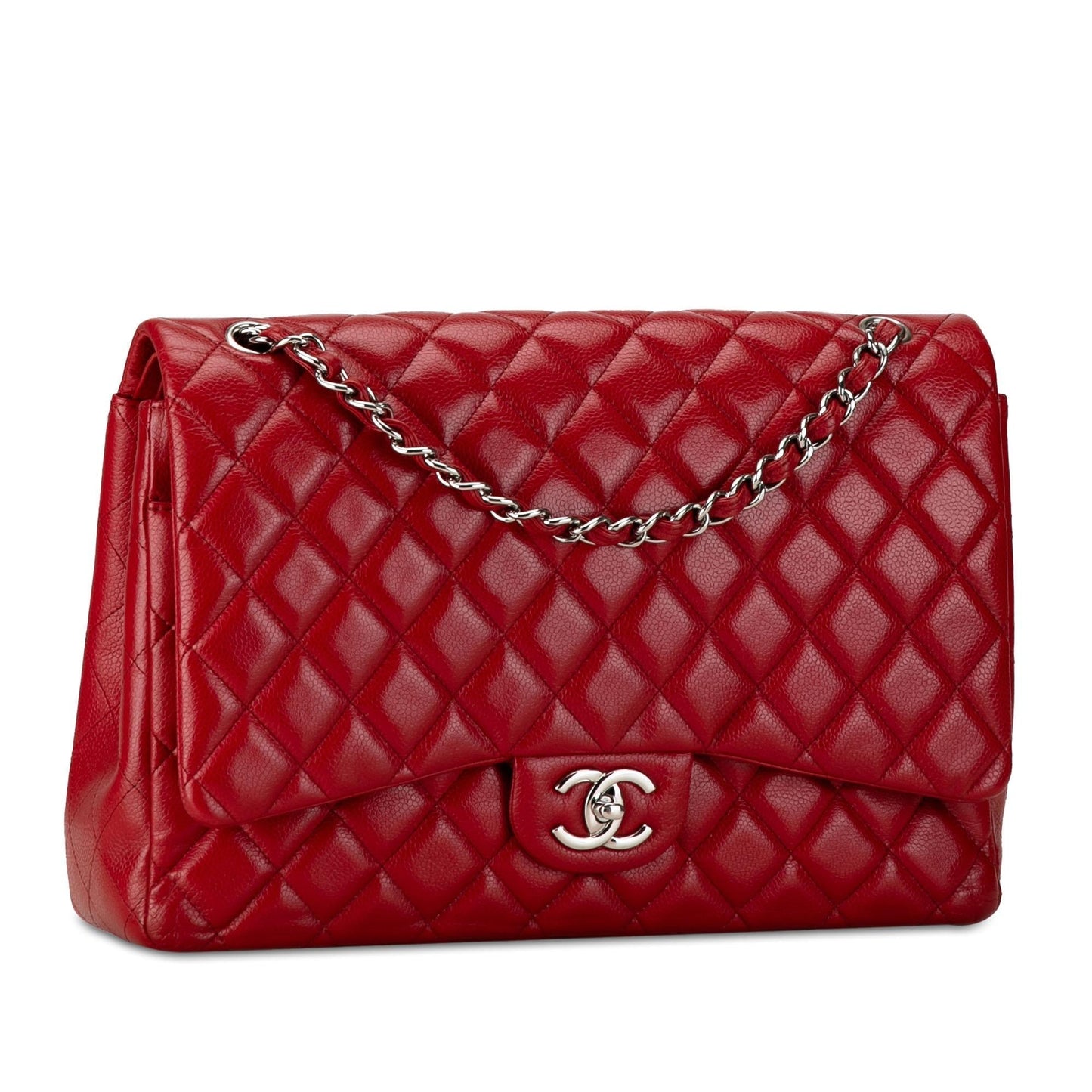 Chanel Maxi Classic Caviar Double Flap (SHG-5RHsXh) Shoulder Bag