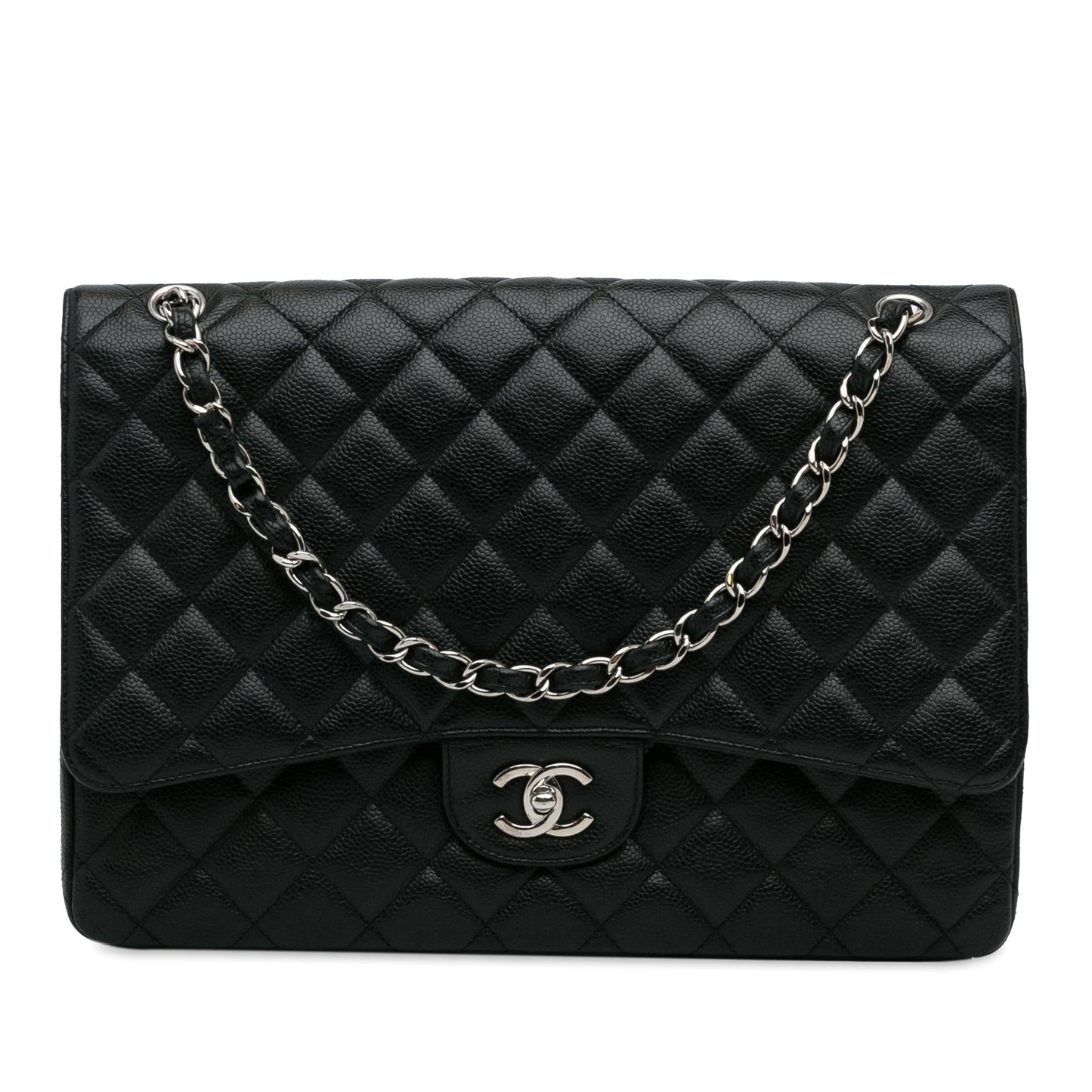 Chanel Maxi Classic Caviar Single Flap (SHG-QSdaKq) Shoulder Bag
