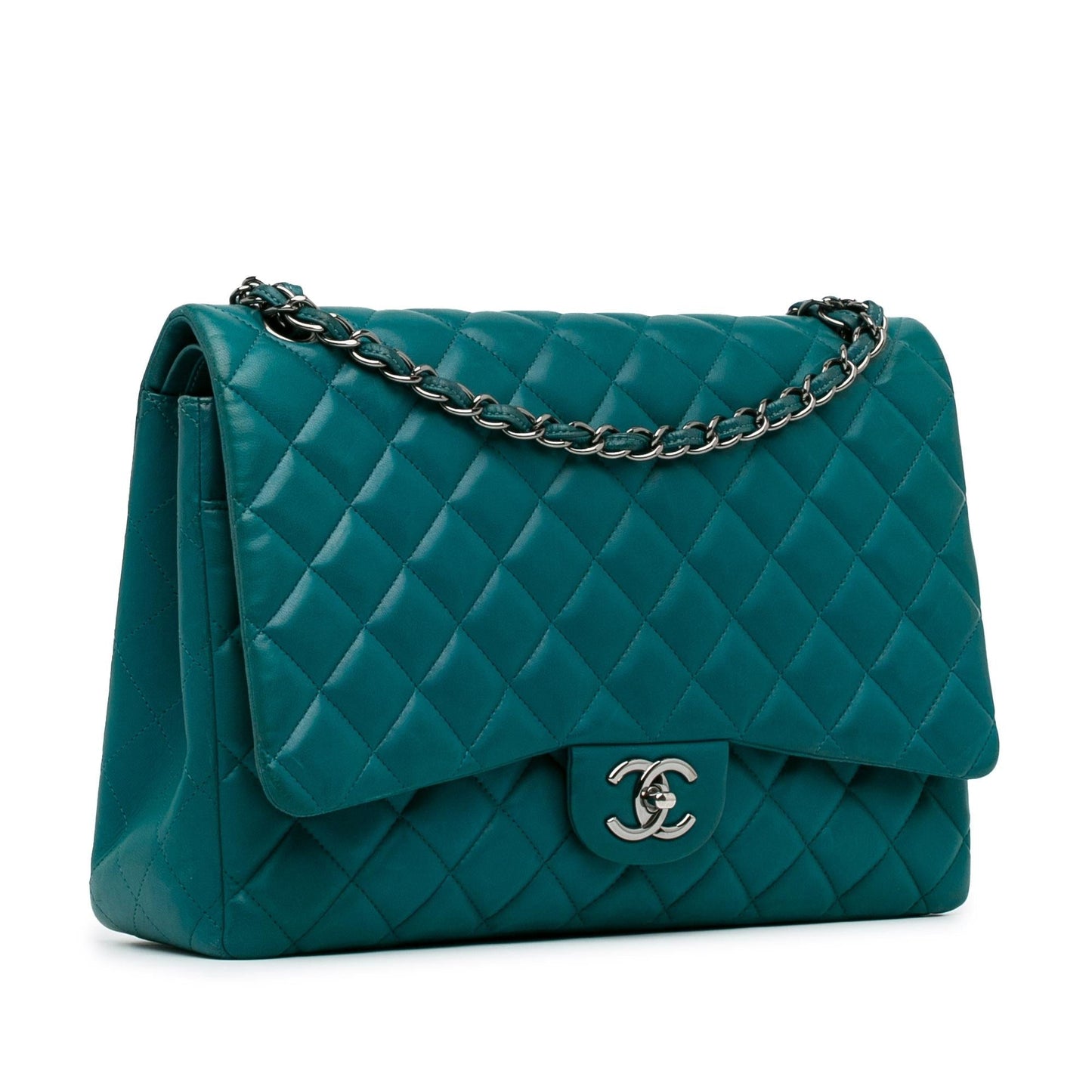 Chanel Maxi Classic Lambskin Double Flap (SHG-6Txhsf) Shoulder Bag