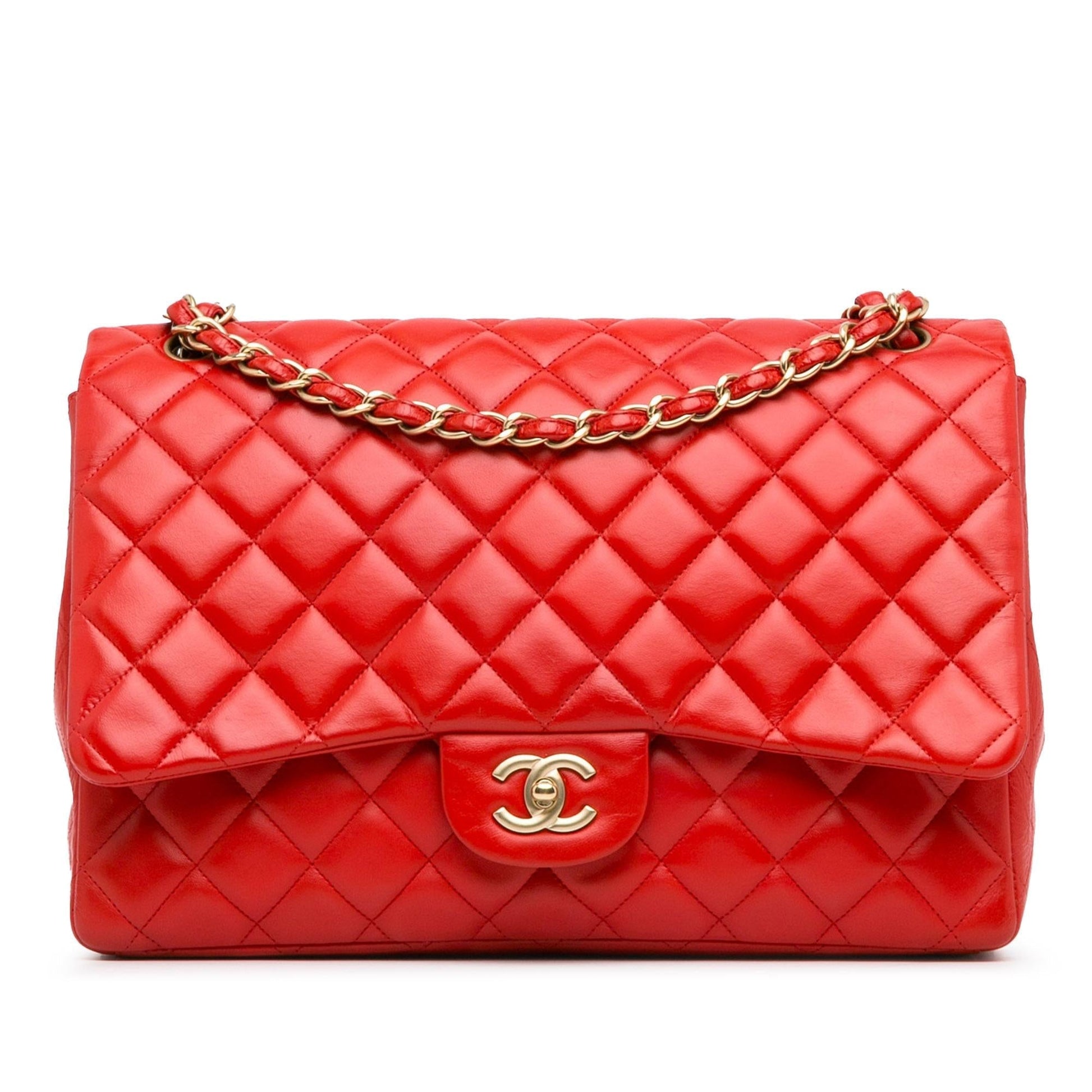 Chanel Maxi Classic Lambskin Single Flap (SHG-utLlb3) Shoulder Bag