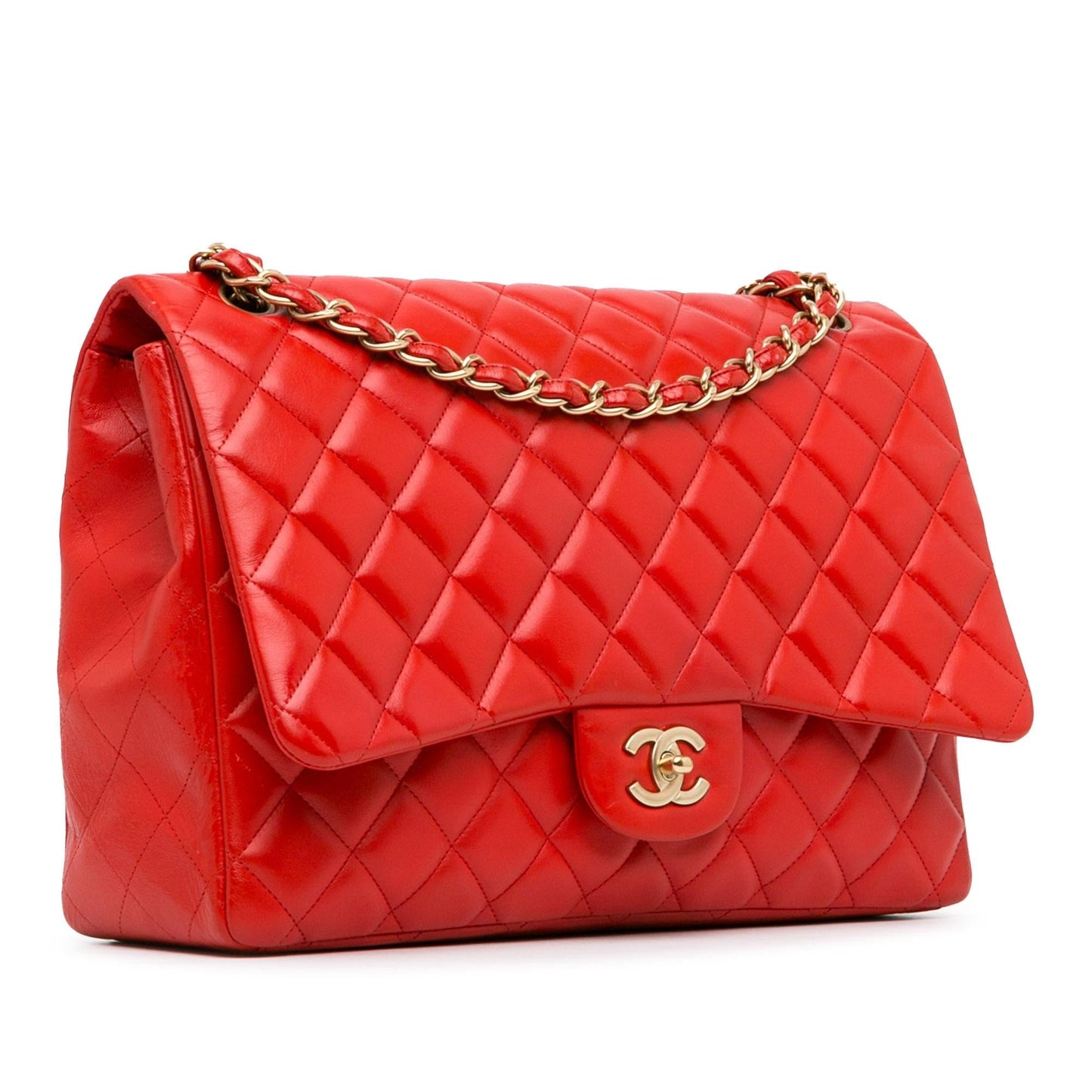 Chanel Maxi Classic Lambskin Single Flap (SHG-utLlb3) Shoulder Bag