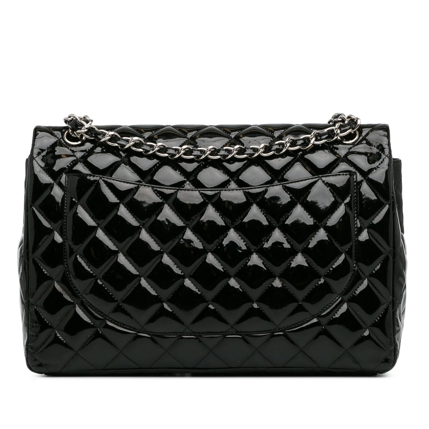Chanel Maxi Classic Patent Double Flap (SHG-Kp6Vq5) Shoulder Bag