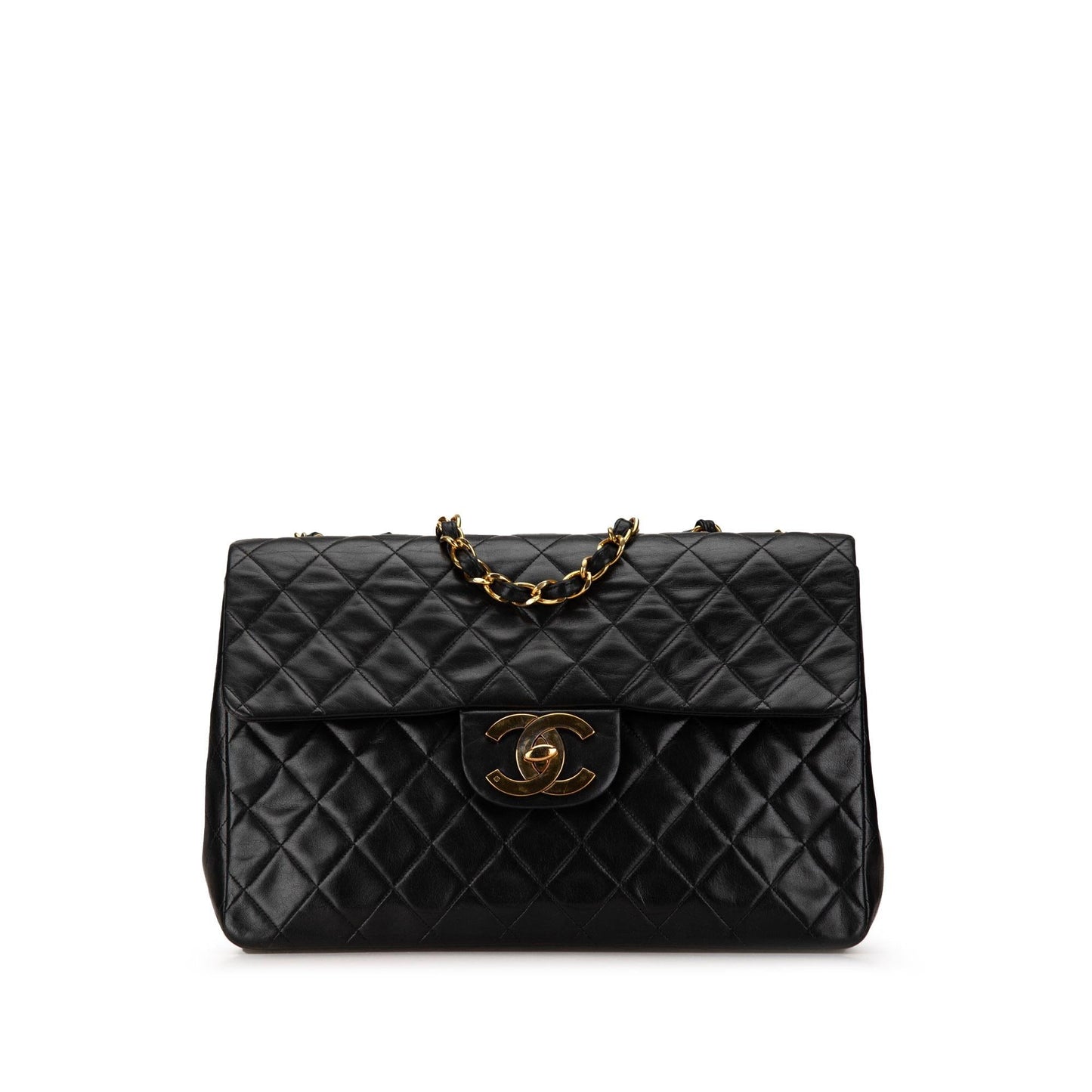 Chanel Maxi XL Lambskin Single Flap (SHG-tOpnx7) Shoulder Bag