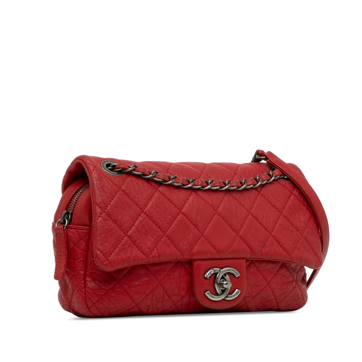 Chanel Medium Calfskin Easy Flap (SHG-oDwhII) Crossbody