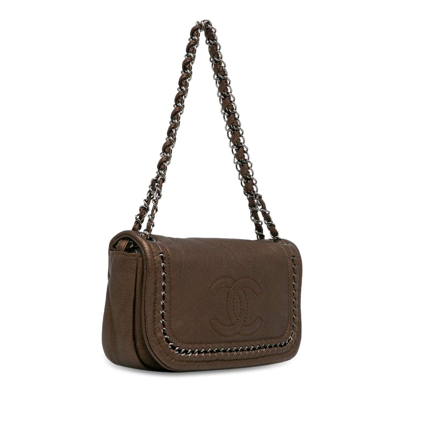 Chanel Medium Calfskin Luxe Ligne Flap (SHG-Mw3WxL) Shoulder Bag