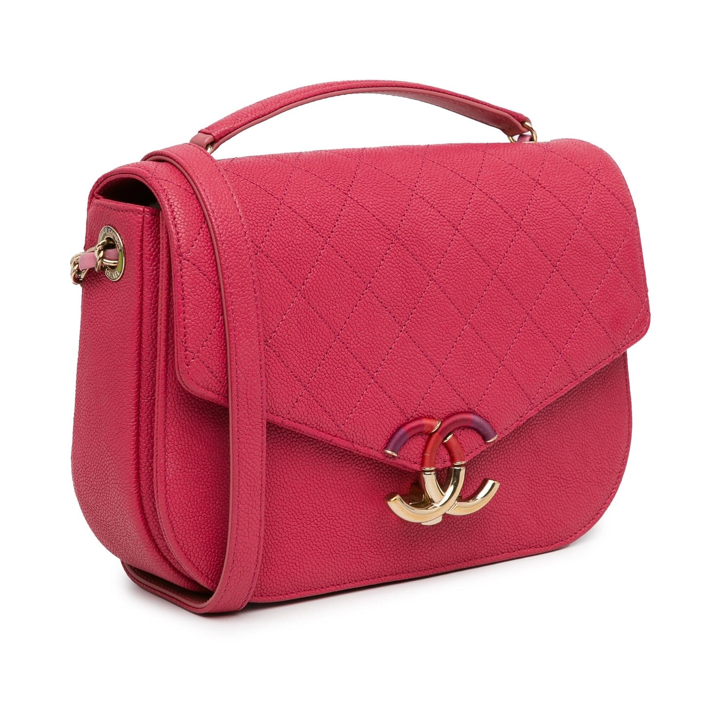 Chanel Medium Caviar Cuba Thread Around Flap (SHG-8TOKZr) Shoulder Bag