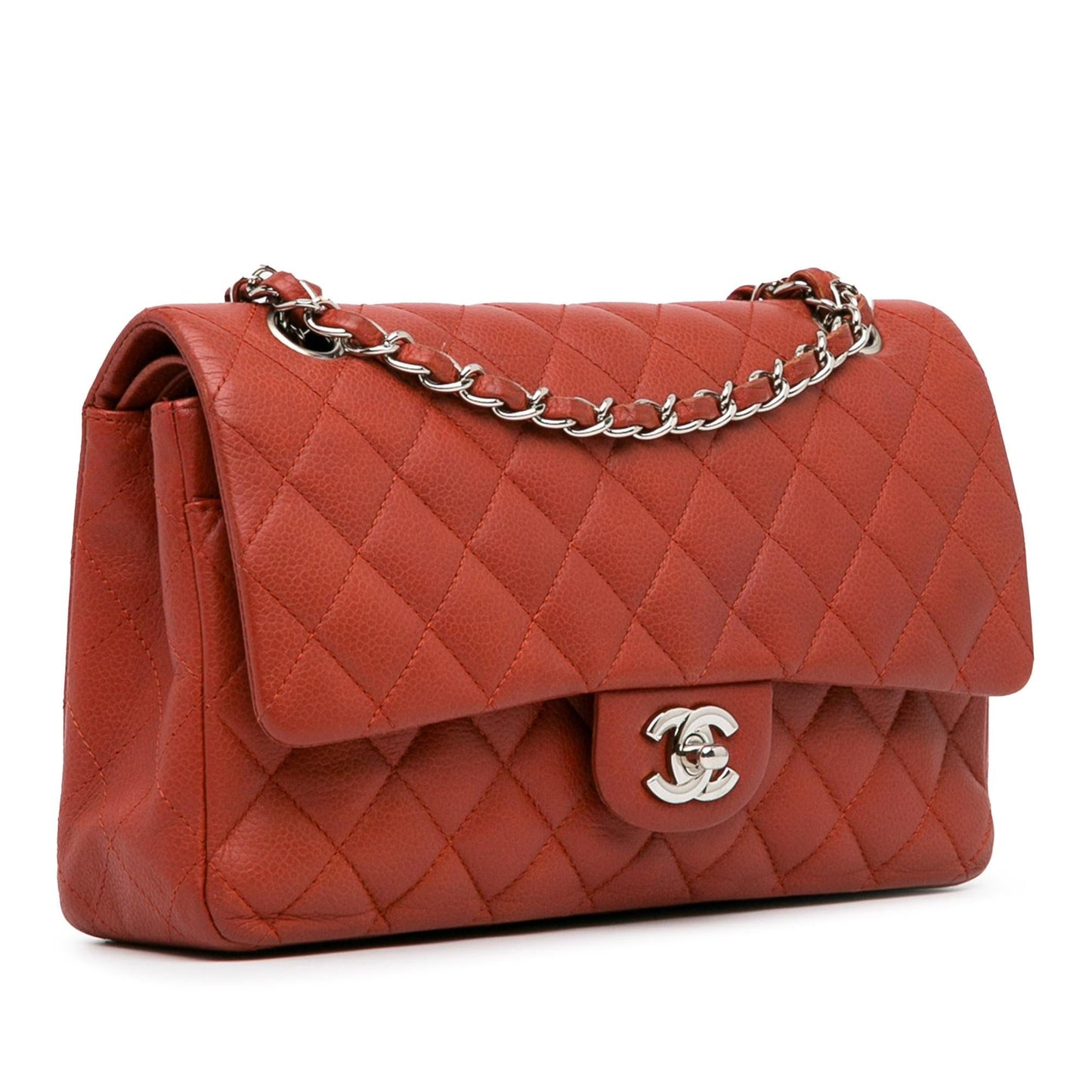 Chanel Medium Classic Caviar Double Flap (SHG-TIOfmV) Shoulder Bag
