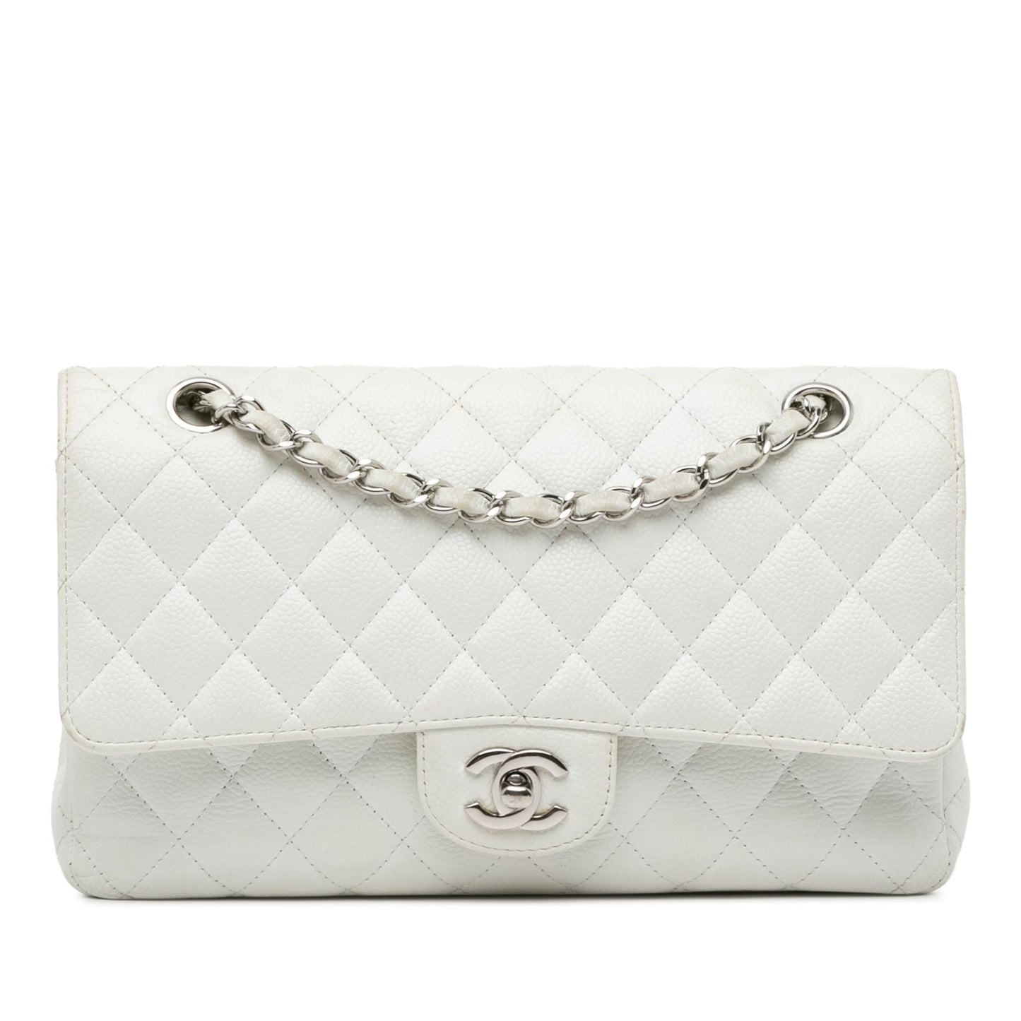 Chanel Medium Classic Caviar Double Flap (SHG-J0uMdj) Shoulder Bag