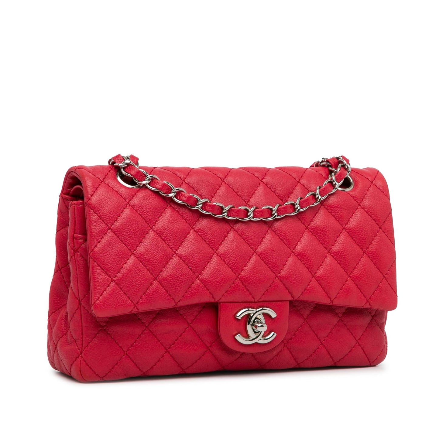 Chanel Medium Classic Caviar Double Flap (SHG-Q9dxi5) Shoulder Bag