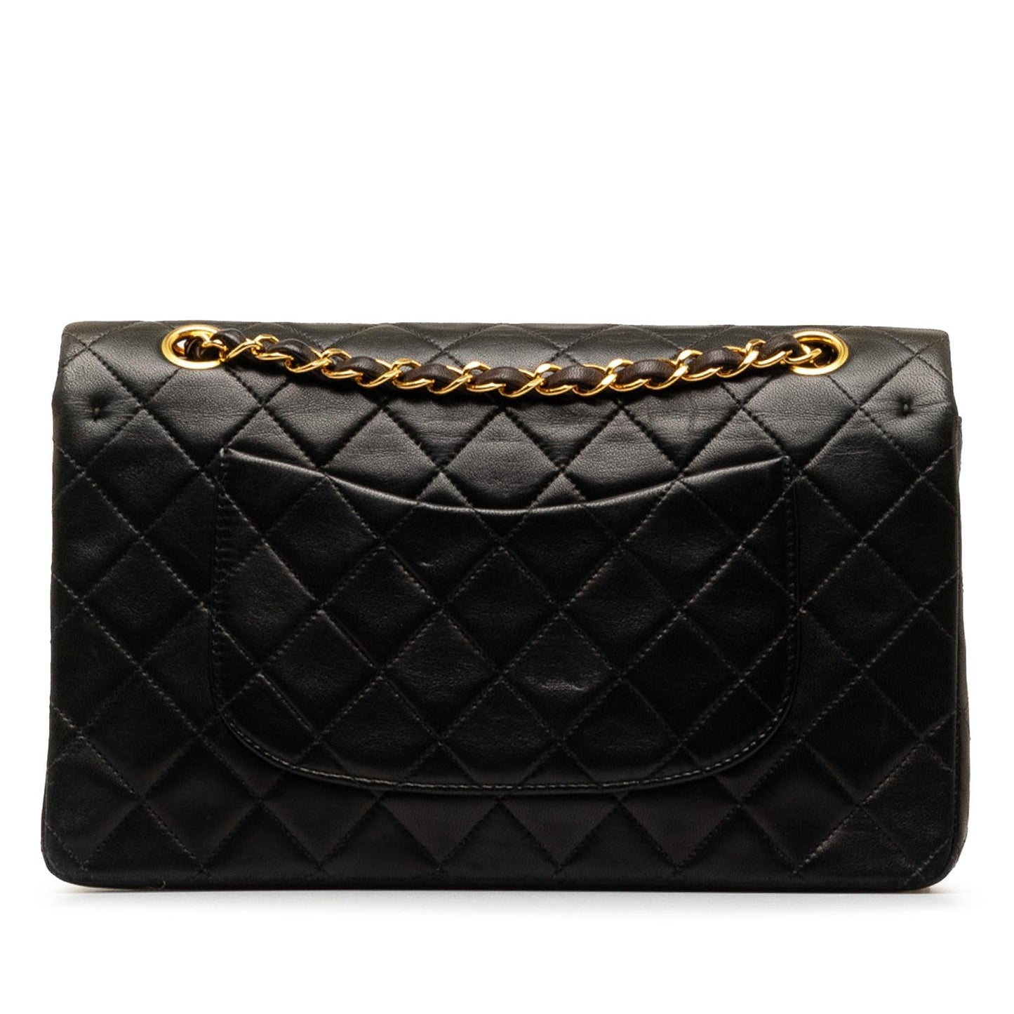 Chanel Medium Classic Lambskin Double Flap (SHG-IHTqBT) Shoulder Bag