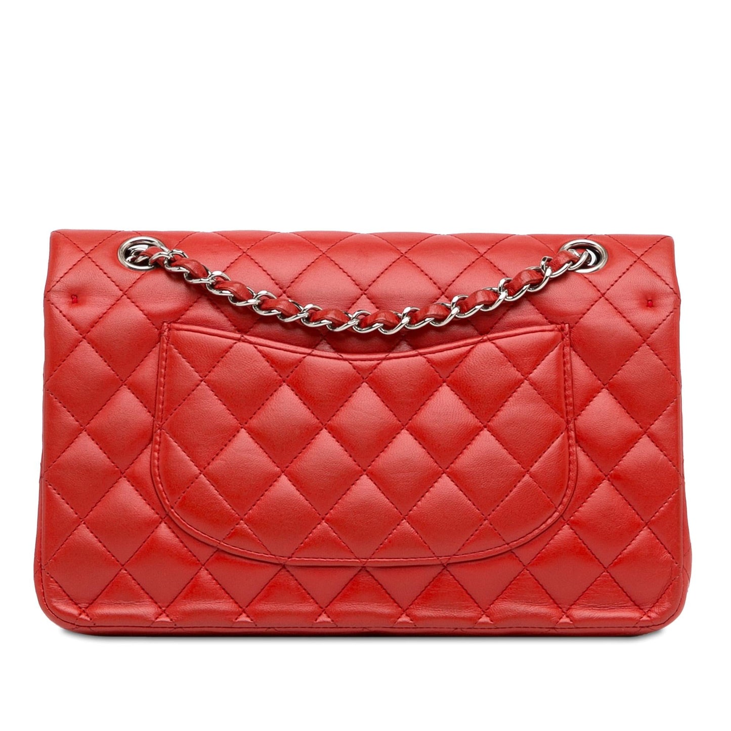 Chanel Medium Classic Lambskin Double Flap (SHG-6e5LDW) Shoulder Bag