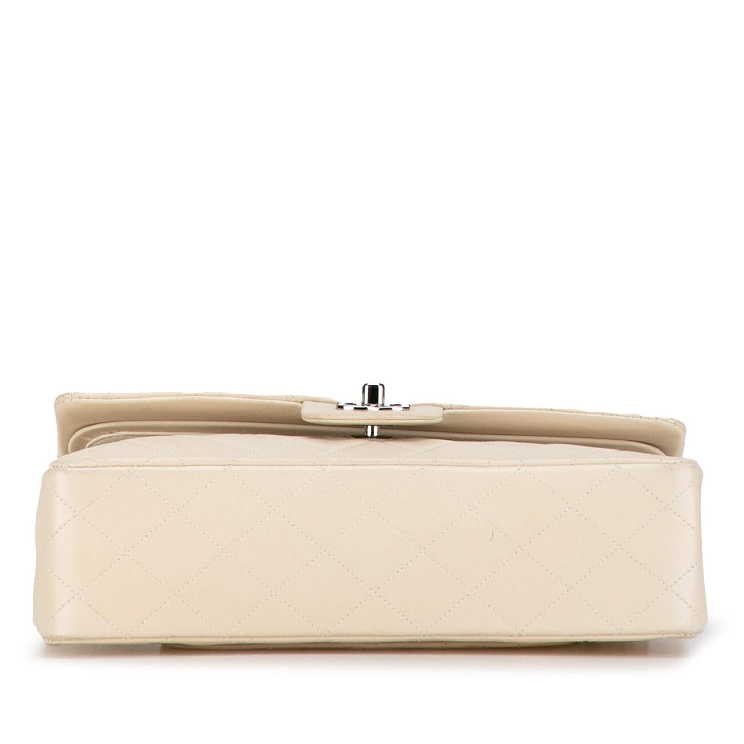 Chanel Medium Classic Lambskin Double Flap (SHG-2QnvV9) Shoulder Bag