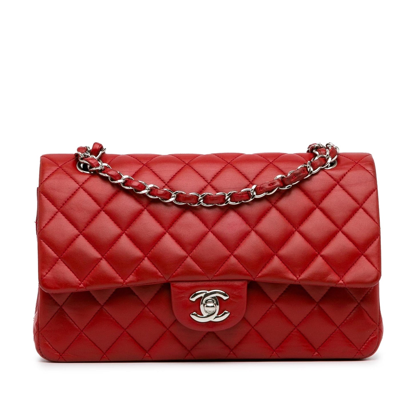 Chanel Medium Classic Lambskin Double Flap (SHG-JiGUz1) Shoulder Bag