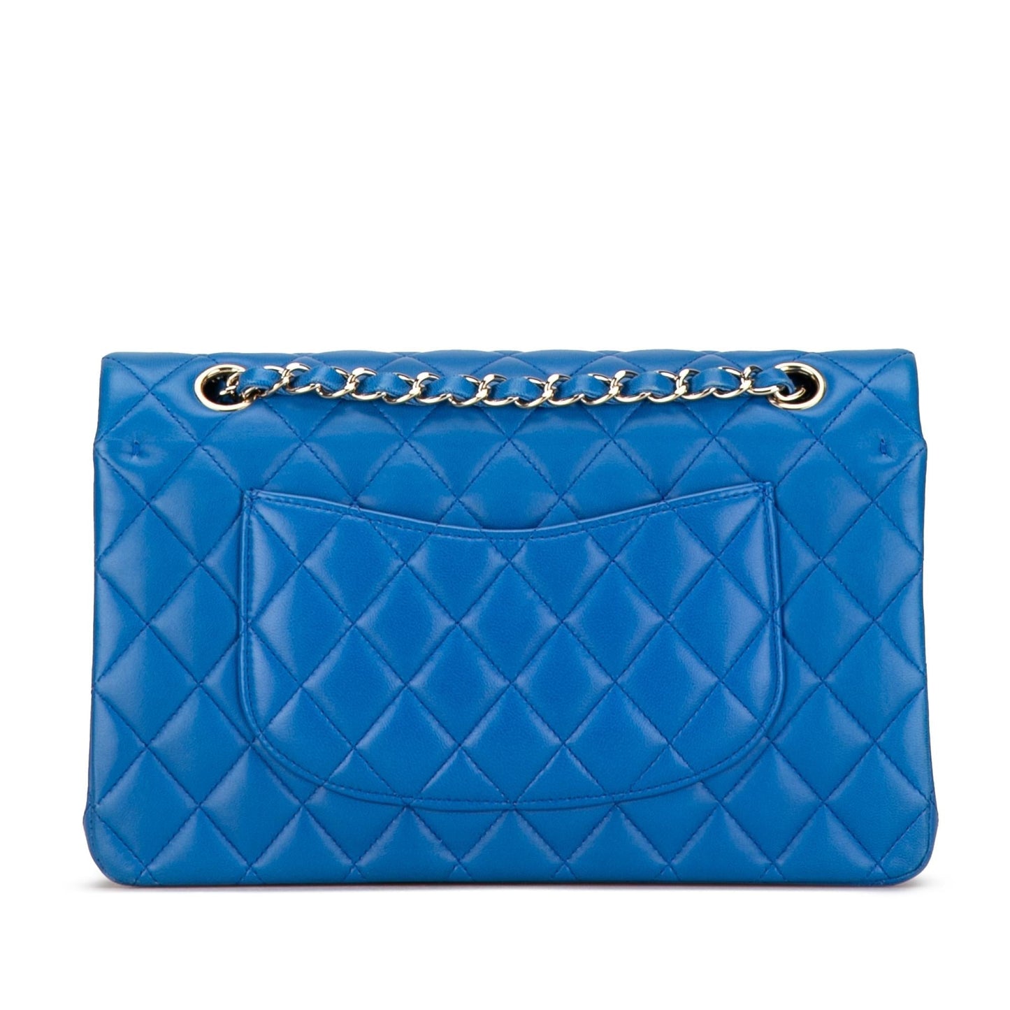 Chanel Medium Classic Lambskin Double Flap (SHG-hXM4fF) Shoulder Bag