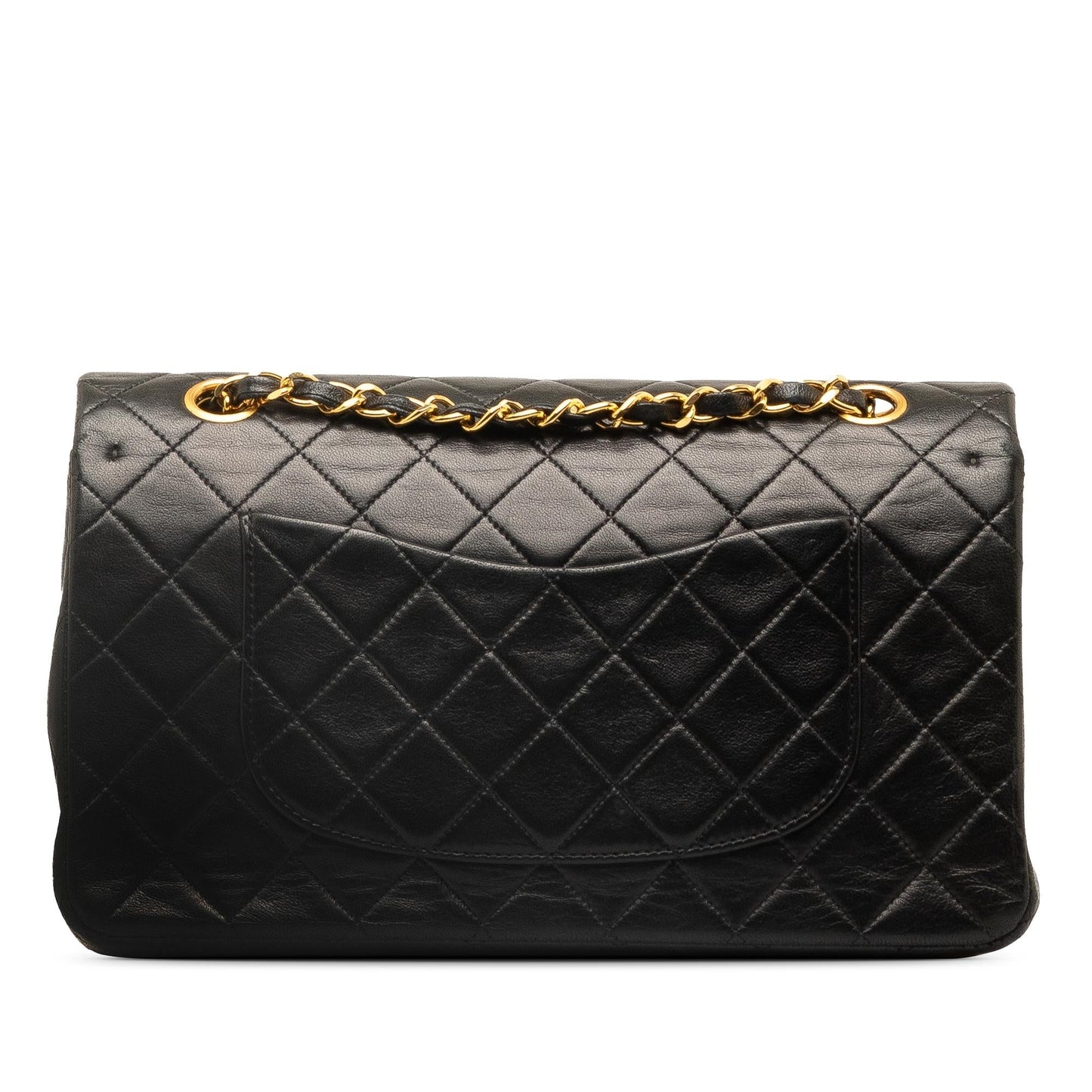 Chanel Medium Classic Lambskin Double Flap (SHG-zFe3qn) Shoulder Bag