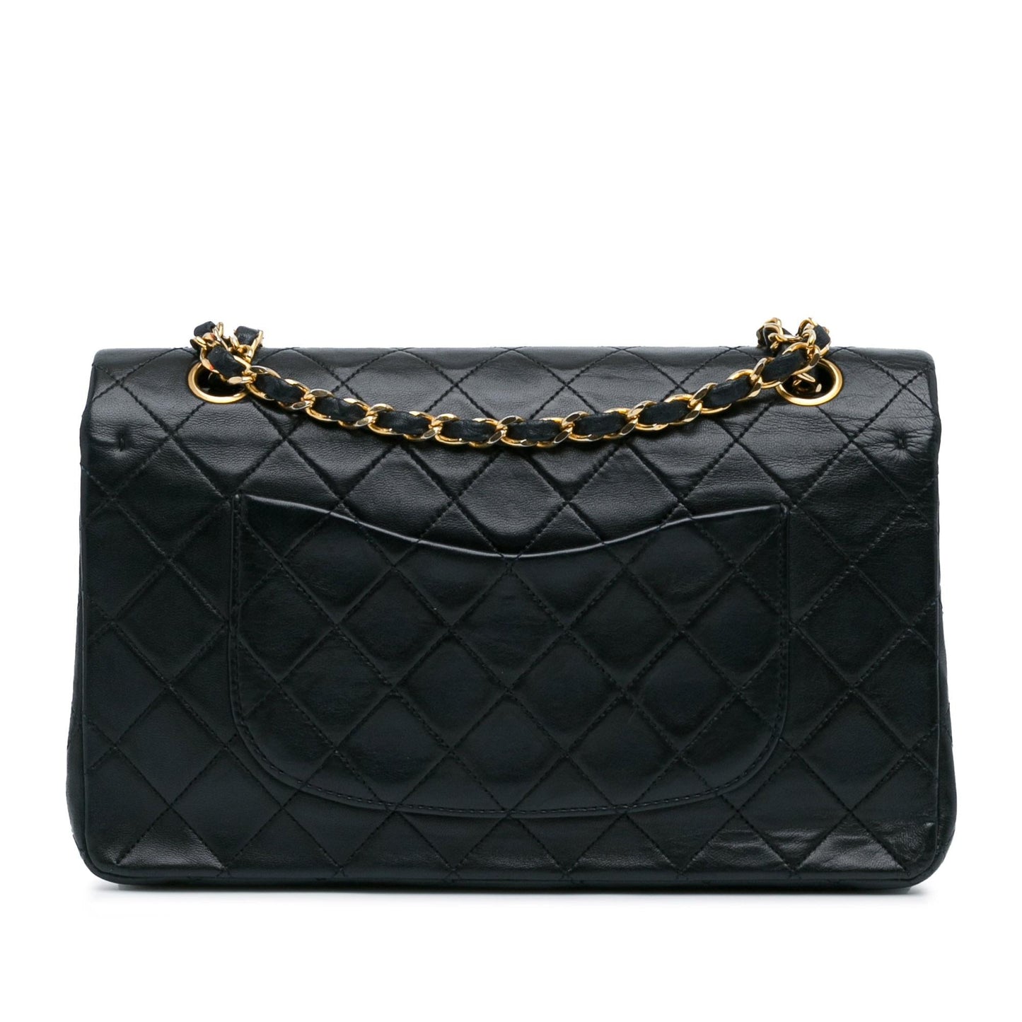 Chanel Medium Classic Lambskin Double Flap (SHG-gDhpB9) Shoulder Bag