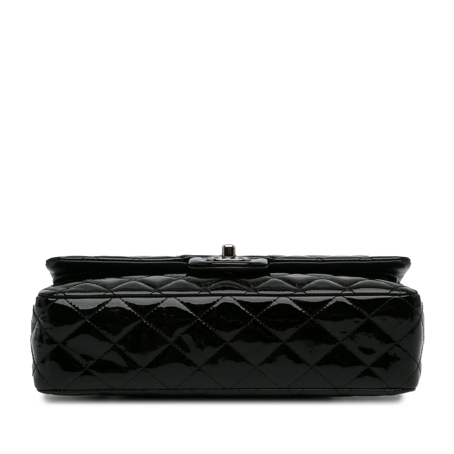 Chanel Medium Classic Patent Double Flap (SHG-LOFzHY) Shoulder Bag