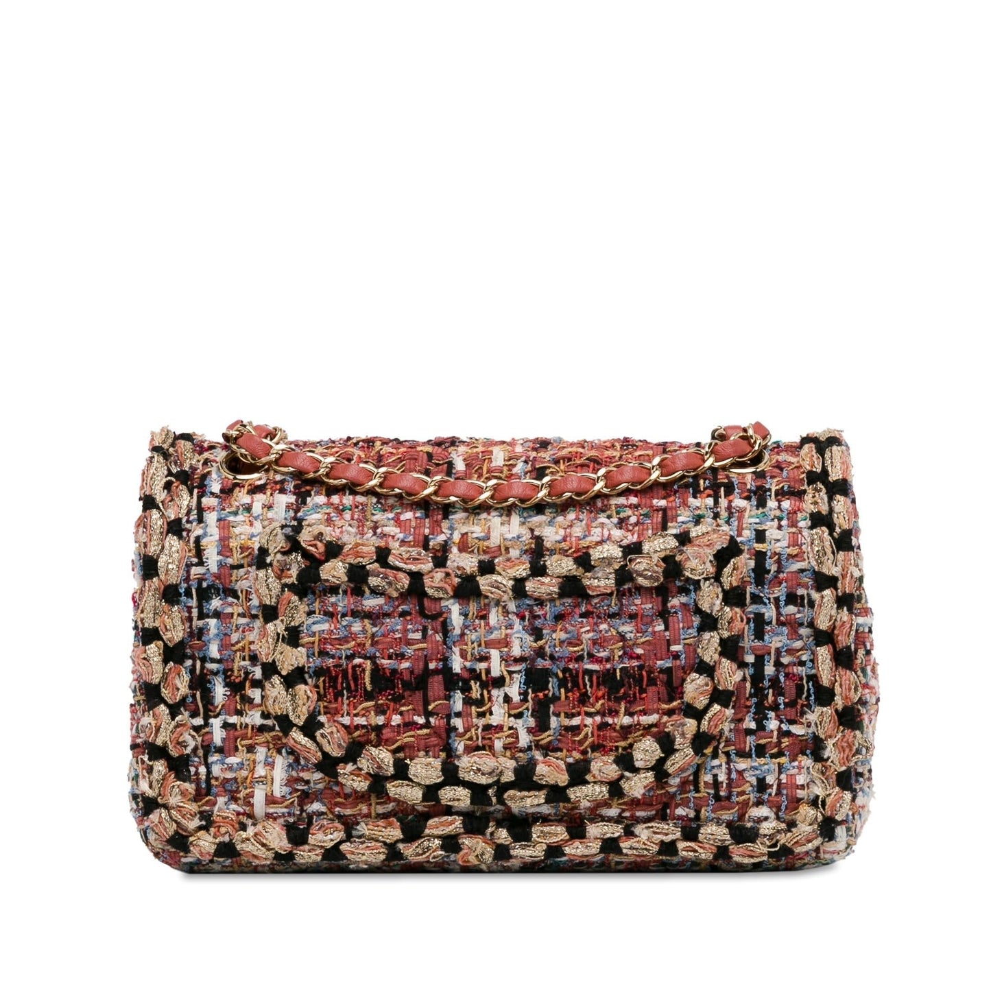 Chanel Medium Classic Tweed Double Flap (SHG-0MvJ4C) Shoulder Bag