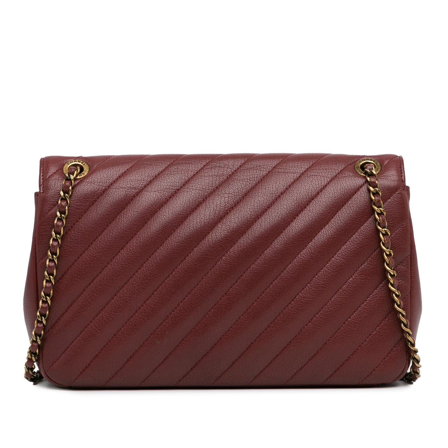 Chanel Medium Diagonal Quilted Goatskin Flap (SHG-HH5O86) Crossbody