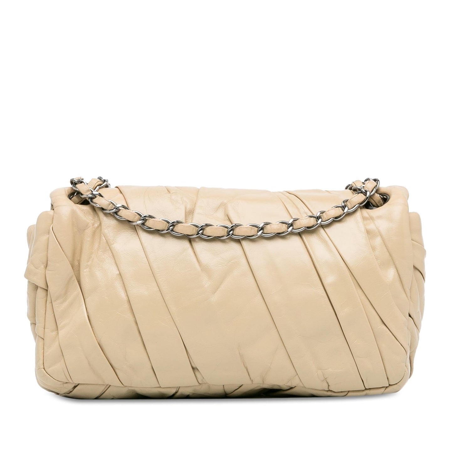 Chanel Medium Glazed Calfskin Twisted Flap (SHG-wkrXpk) Shoulder Bag