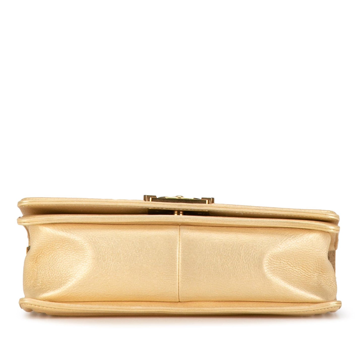 Chanel Medium Lambskin Boy Flap (SHG-DlBlUN) Crossbody