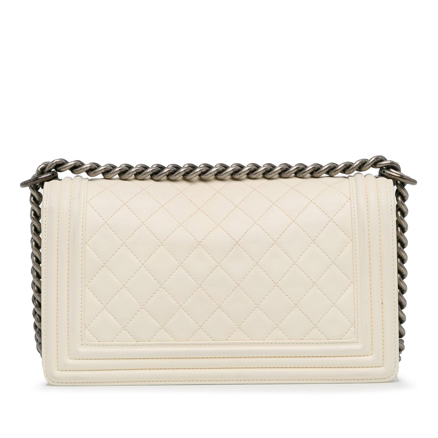 Chanel Medium Lambskin Boy Flap (SHG-RSLYkH) Shoulder Bag