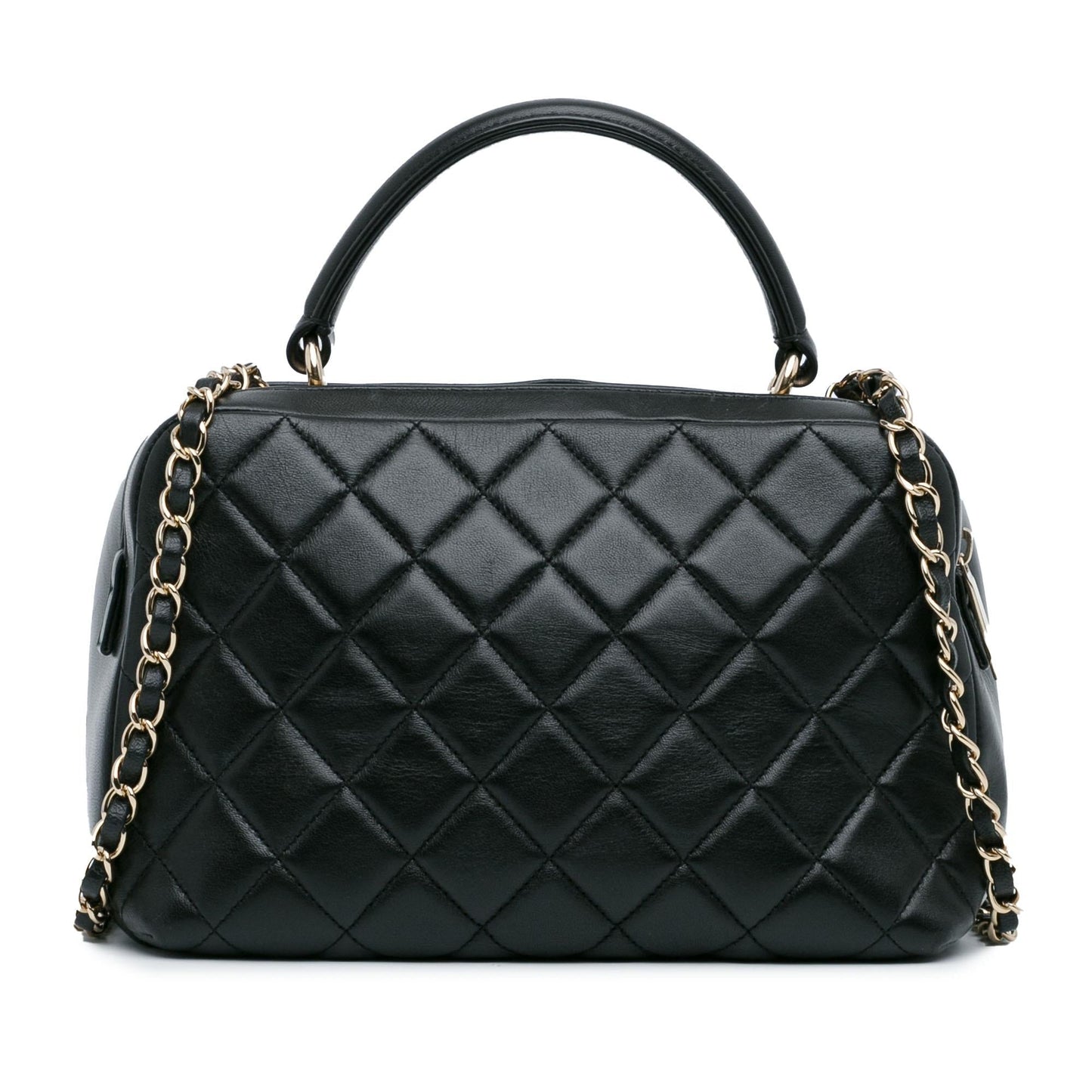 Chanel Medium Lambskin Trendy CC Bowling Bag (SHG-6zNdDE)