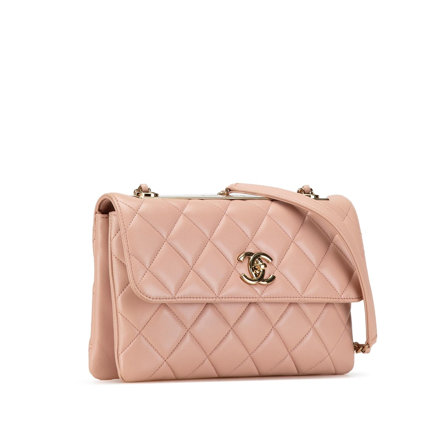 Chanel Medium Lambskin Trendy CC Flap (SHG-aiyRfH) Shoulder Bag