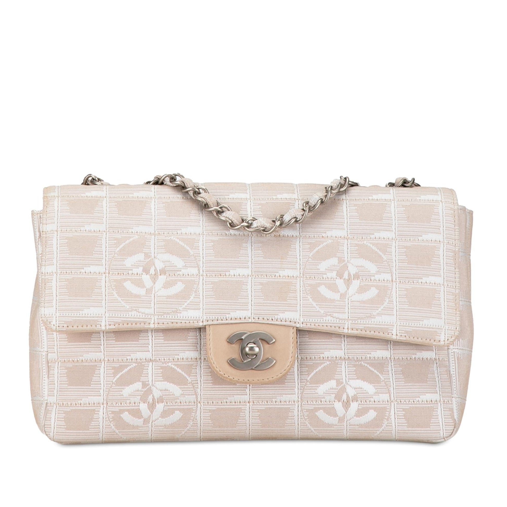 Chanel Medium New Travel Line Classic Single Flap (SHG-TkRuDA) Shoulder Bag