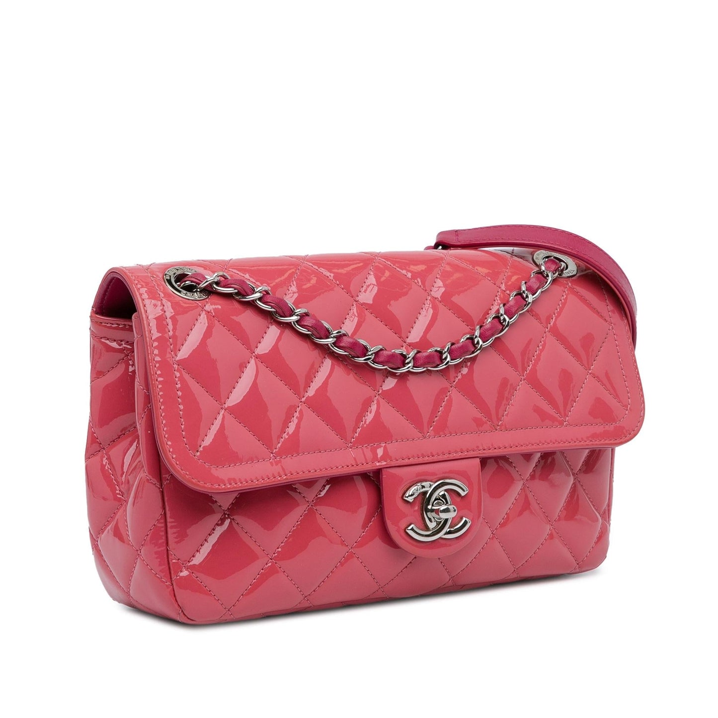 Chanel Medium Patent Coco Shine Flap (SHG-nPn5nJ) Shoulder Bag