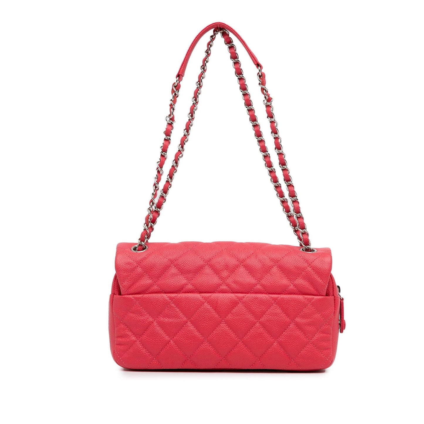 Chanel Medium Quilted Caviar Easy Flap (SHG-Be3r6z) Shoulder Bag